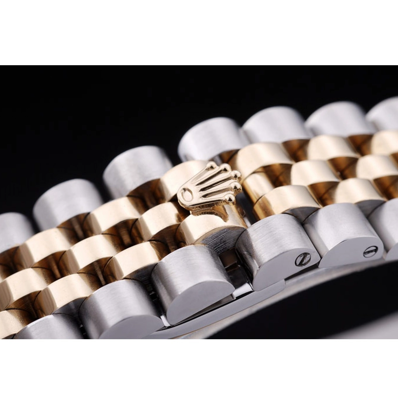 Aaa replica watch Datejust Rolex Ribbed Gold 7452 Bezel Dial Diamonds 0821